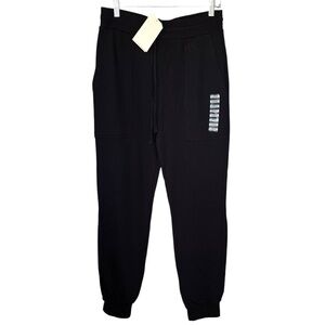 NWT Ulla Johnson Rory Black Sweatpants Joggers Lounge Pants Womens Large